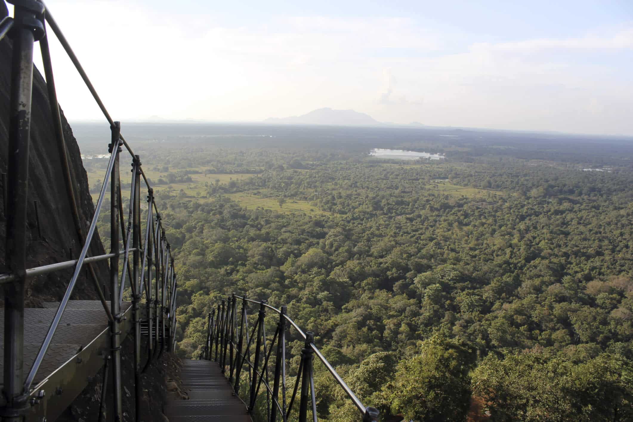 Sigiriya Stahltreppe - Reisebericht Sri Lanka