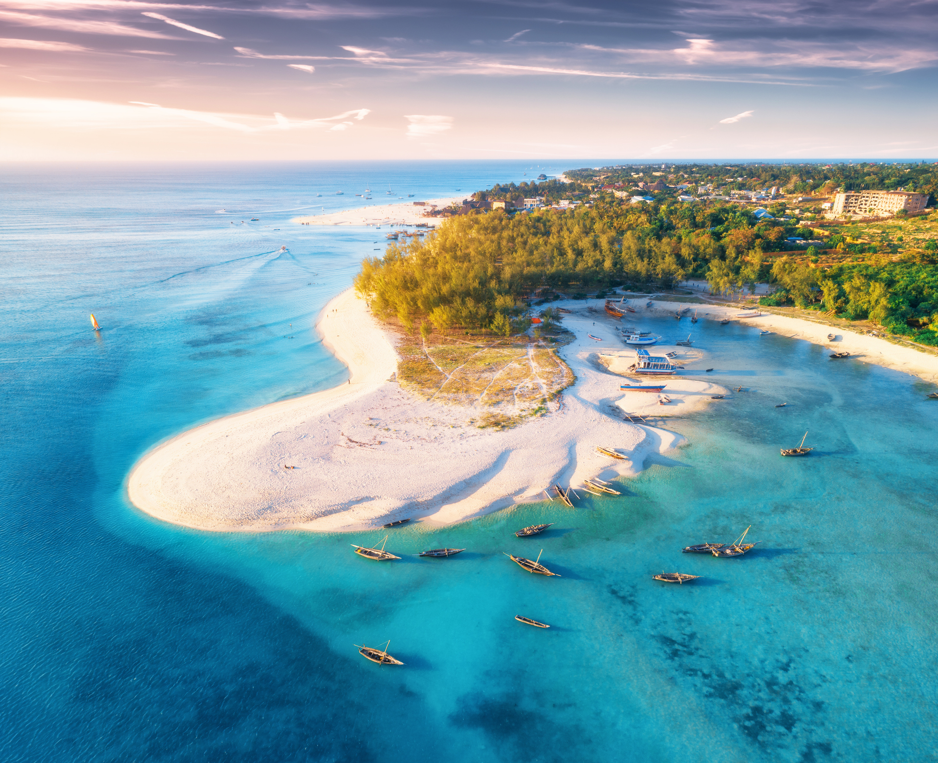 Luftaufnahme Insel Sansibar