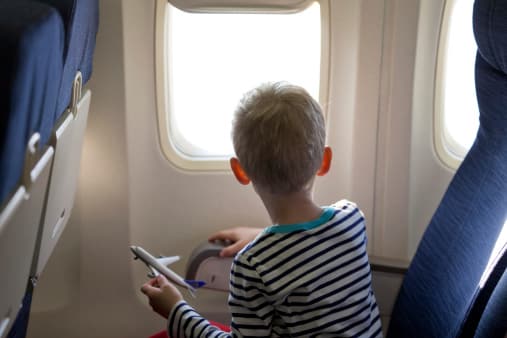 Fliegen mit Kindern