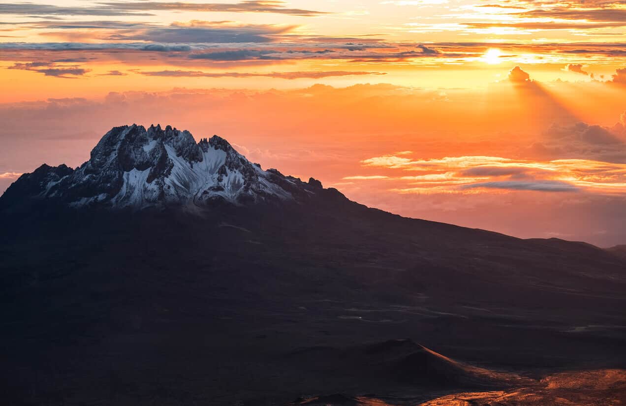 Kilimandscharo in Tansania bei einer Trekkingreise