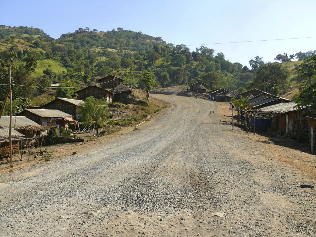 Straße in Kenia