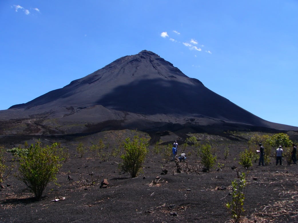 Vulkanausbruch des Pico do Fogo auf den Kapverden