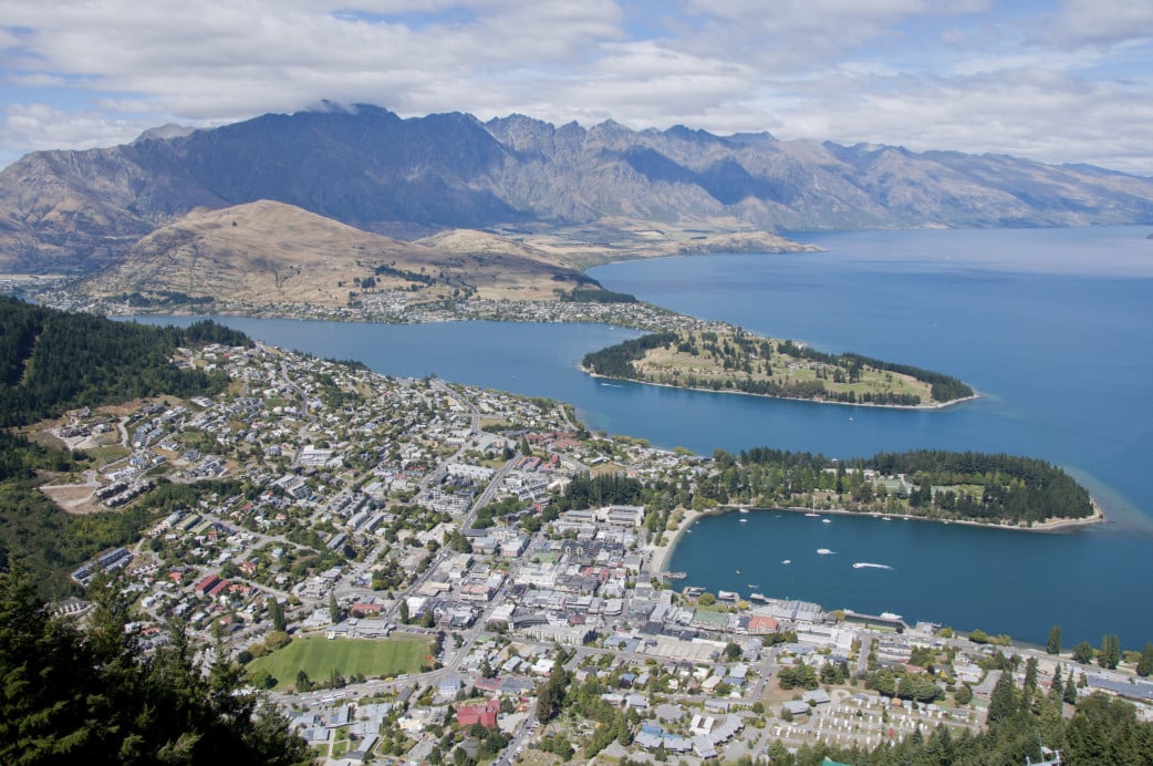 Queenstown und die Remarkables in Neuseeland