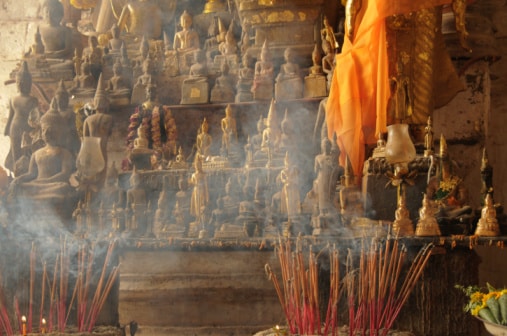 Mekonglandschaft in Vietnam und Laos