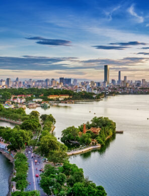 Hanoi Vietnam skyline