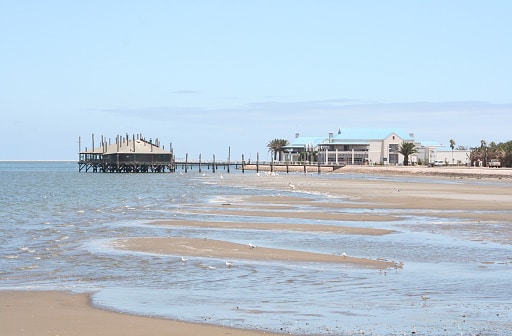 Der Strand von Walvis Bay