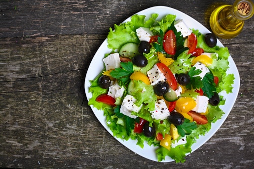 Vegetarischer salat