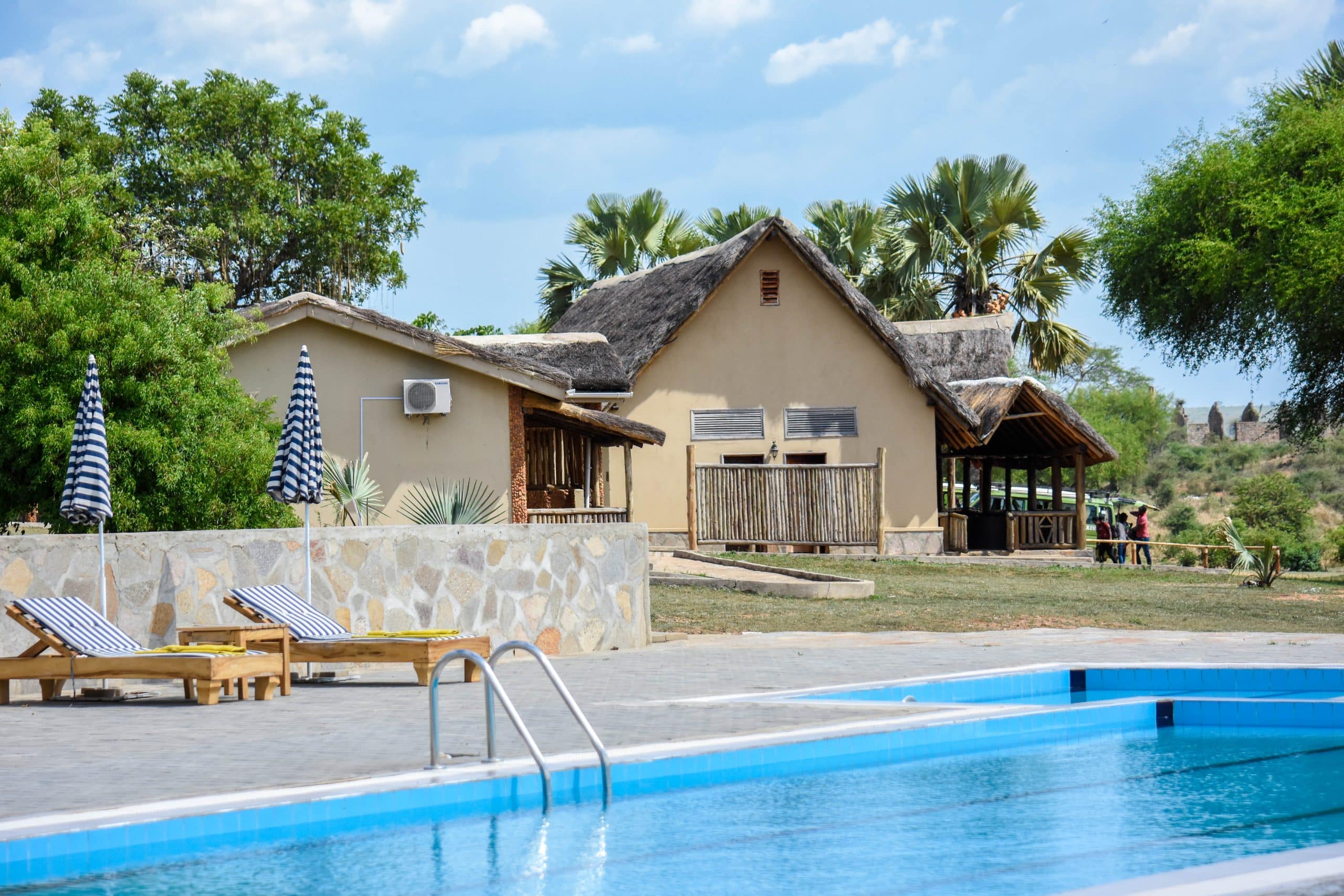 Pakuba Safari Lodge mit Pool im Murchison Falls Nationalpark in Uganda