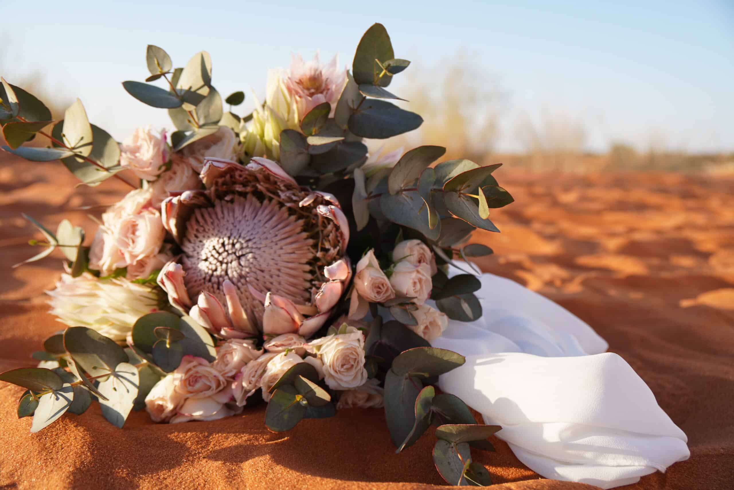 Brautstrauß für Hochzeit in Namibia
