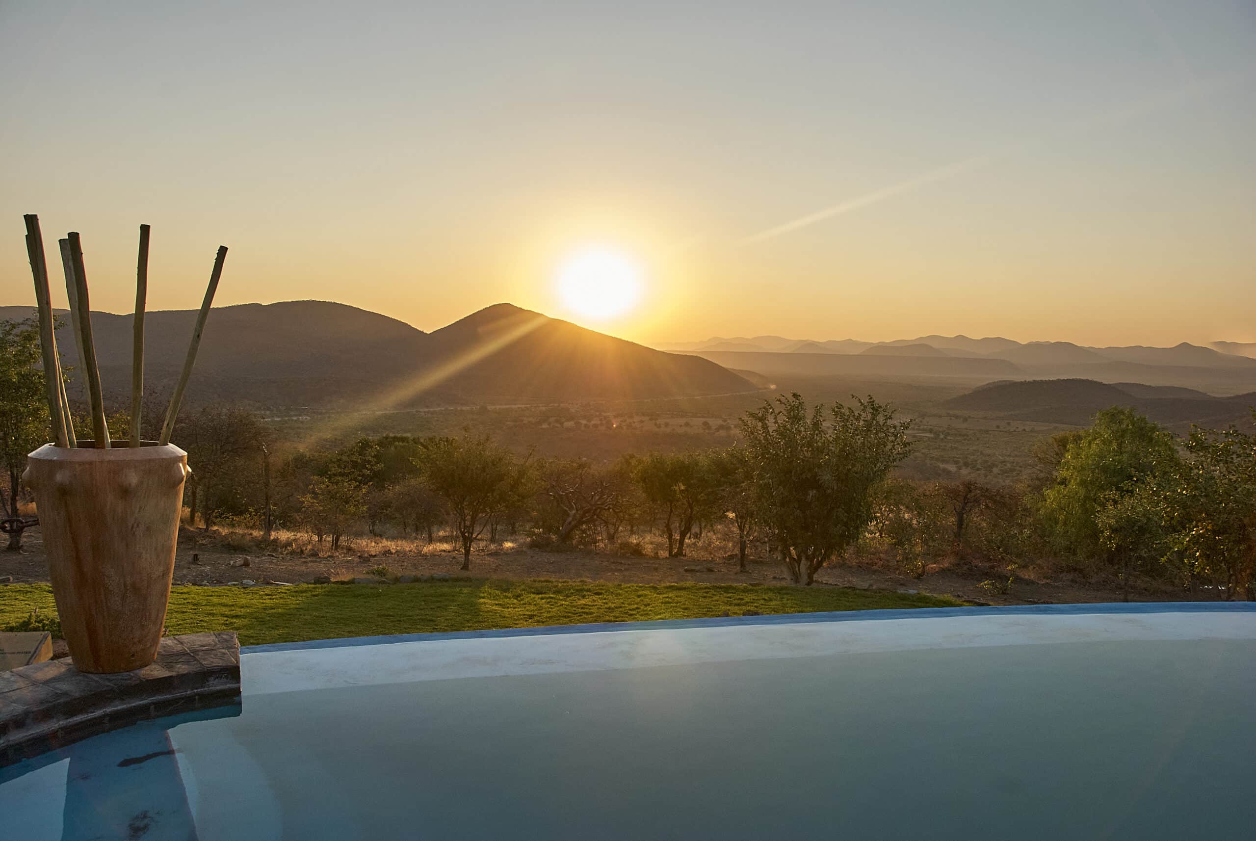 Romantische Lodge in Namibia für Flitterwochen