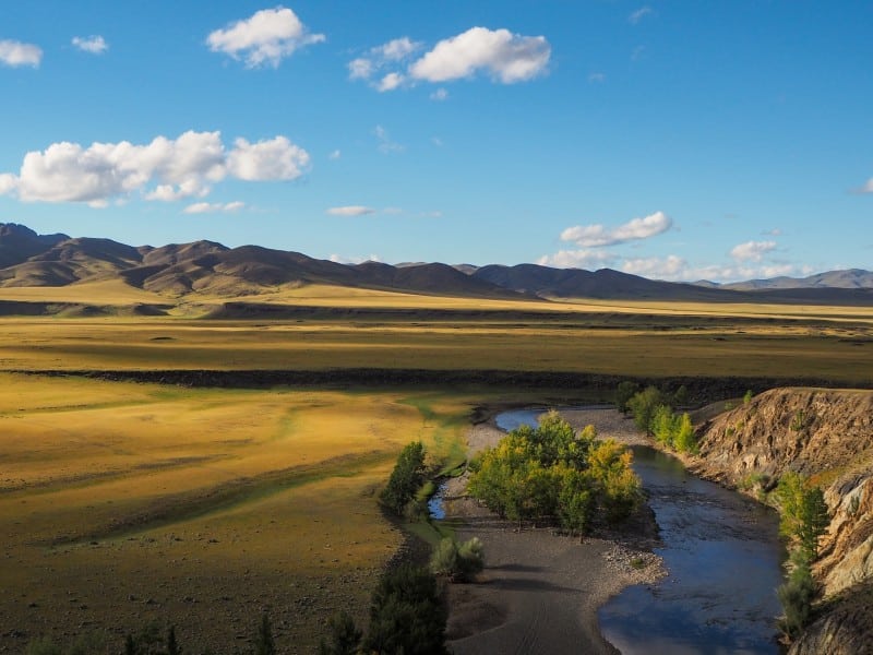 Orchon (Fluss) im Orchon-Tal, Mongolei