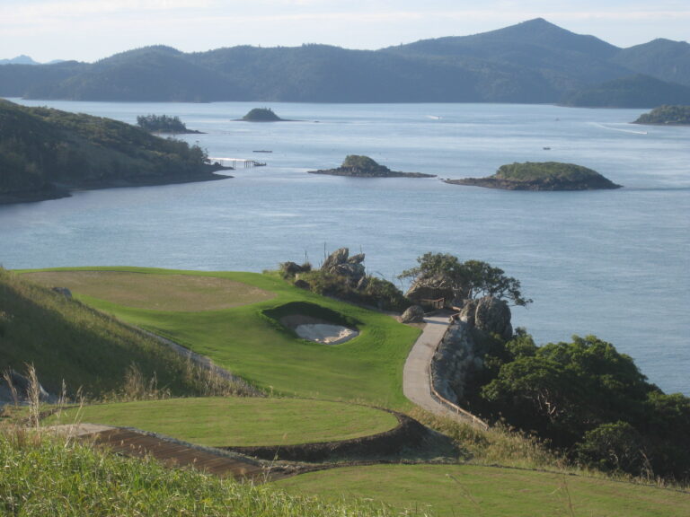 View from the 16th hole of the Hamilton Island Golf Club