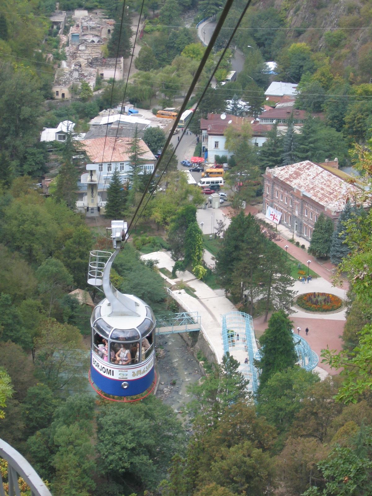 Borjomi from the cable car
