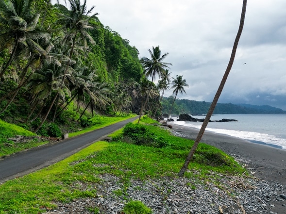 Straßentunnel - Santa Catarina -São Tomé