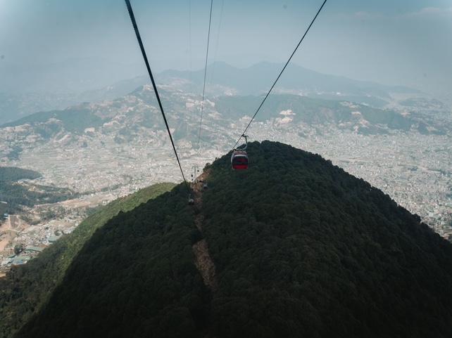 Seilbahn - Chandragiri Hills - Nepal