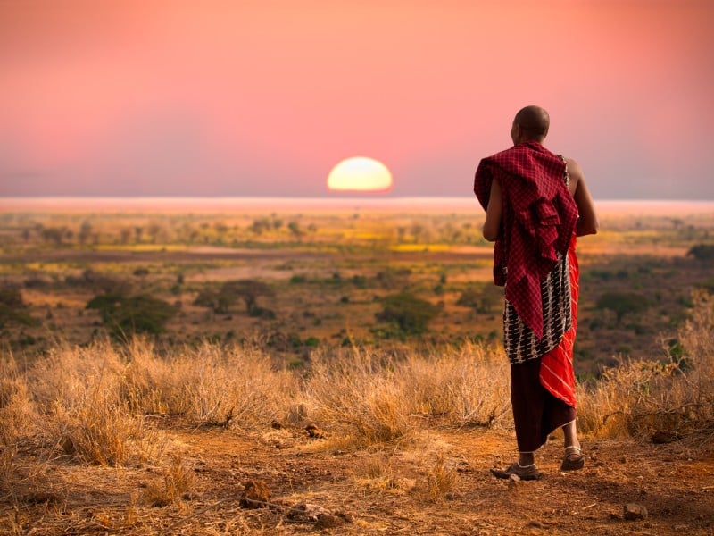 Masai Krieger - Serengeti - Tansania