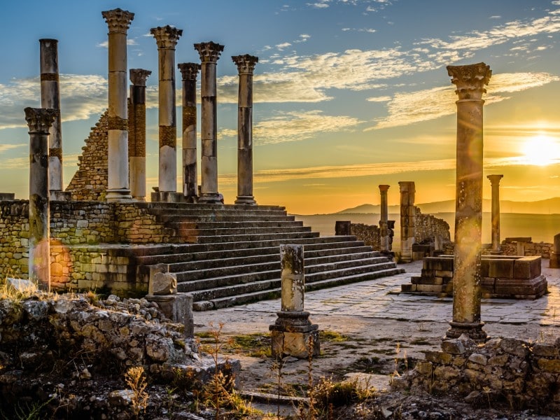 Antike Stadt - Volubilis - Marokko