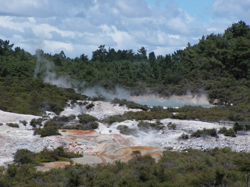 Hot springs in Rotorua