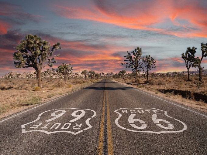 Dämmerung - Route 66 - USA