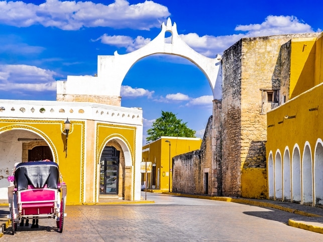 Innenstadt - Izamal - Mexiko
