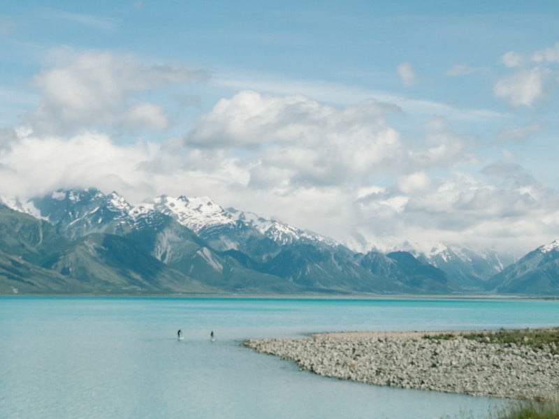 Twizel, Lake Pukaki in New Zealand