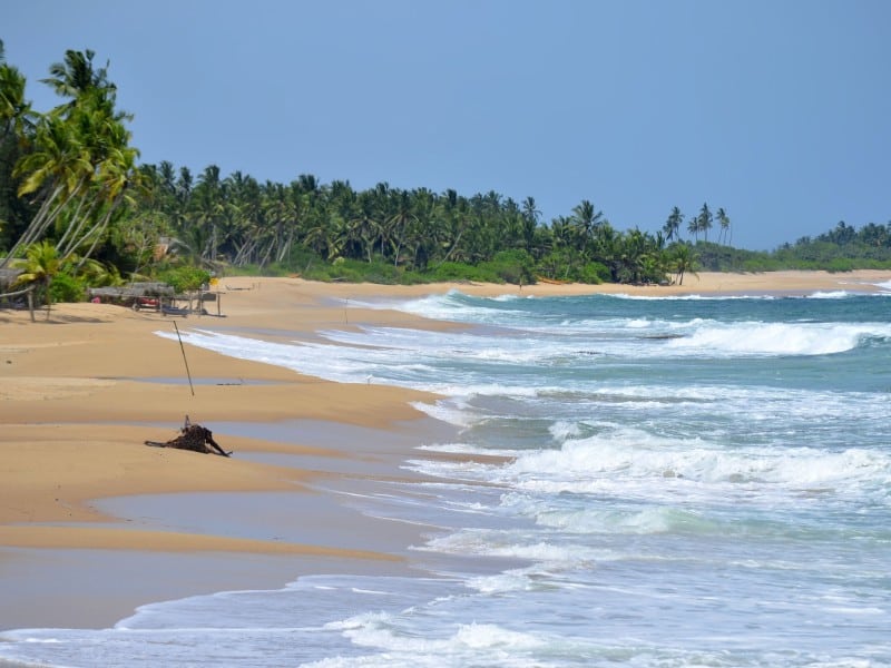 Der Strand von Tangalle-Sri Lanka.