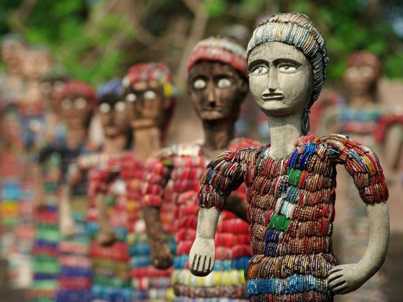 Statuen in Chandigarh, Rock Garden