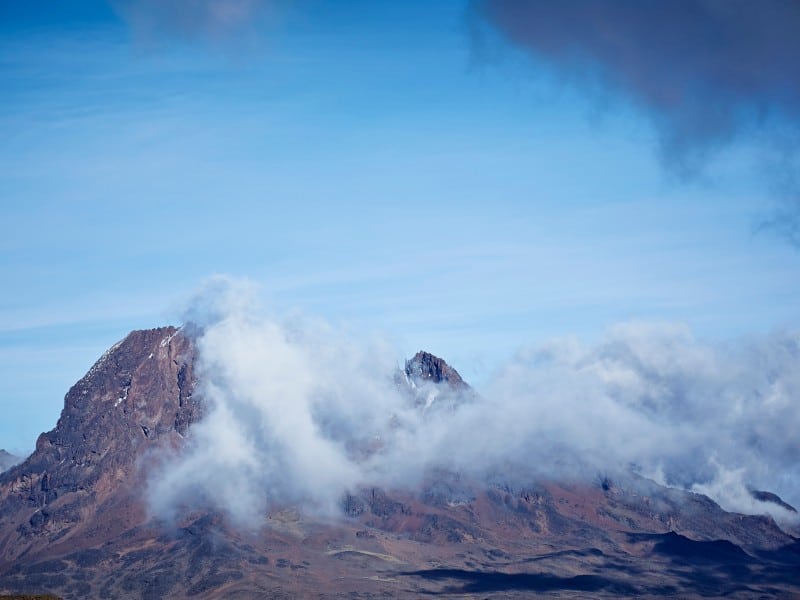 Blick vom Barafu Camp - Tansania