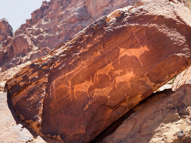 Felsgravuren - Twyfelfontein - Namibia