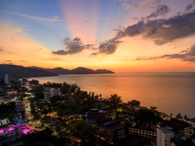Küste Abends - Batu Ferringhi - Malaysia