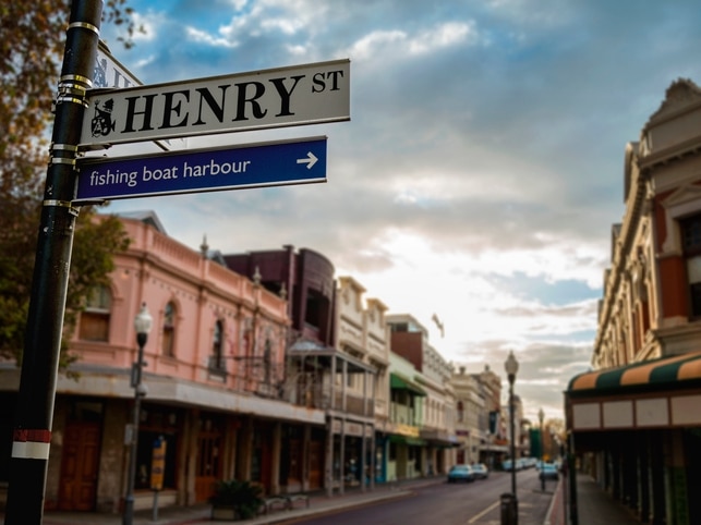 Straßenschild - Fremantle - Australien