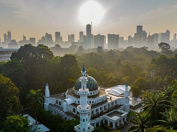 Weiße Moschee - Jakarta - Indonesien