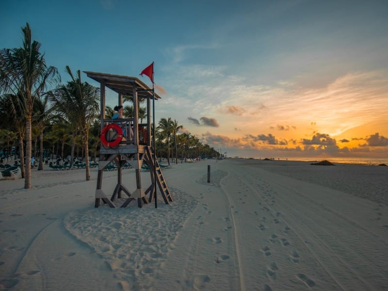 Sunset in Playa del Carmen