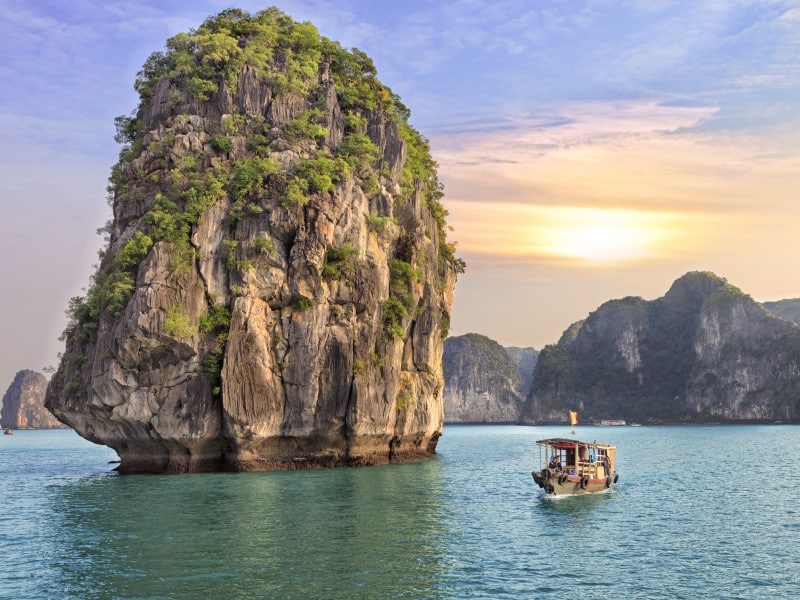 Felsen - Halong-Bucht - Vietnam