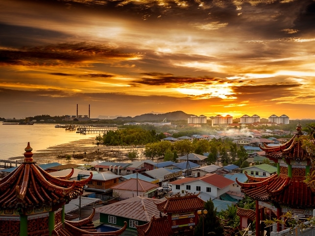 Sonnenuntergang - Kuching - Malaysia