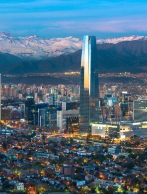 Santiago de Chile by night