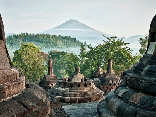 Tempel Borobudur -Yogyakarta- Indonesien