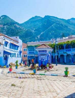 Hauptplatz - Chefchaouen - Marokko