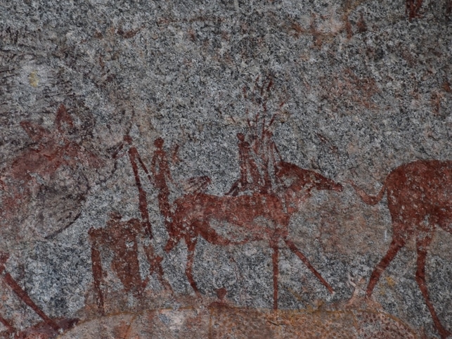 Höhlenmalerei - Matobo NP - Simbabwe
