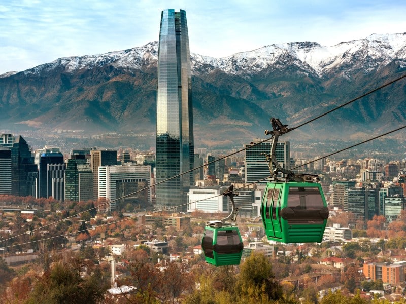 Seilbahn, Cerro San Cristóbal