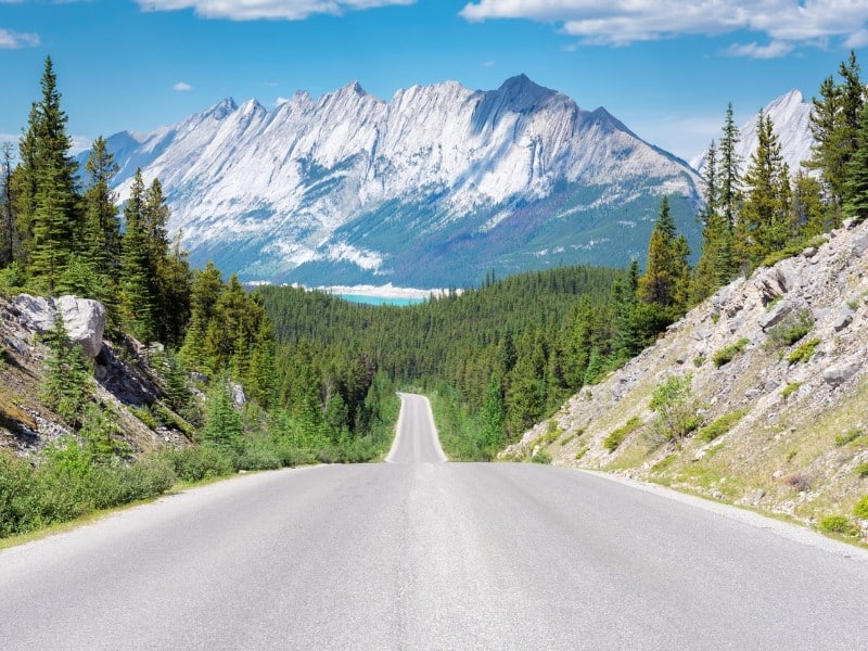 Straße - Jasper Nationalpark - Kanada