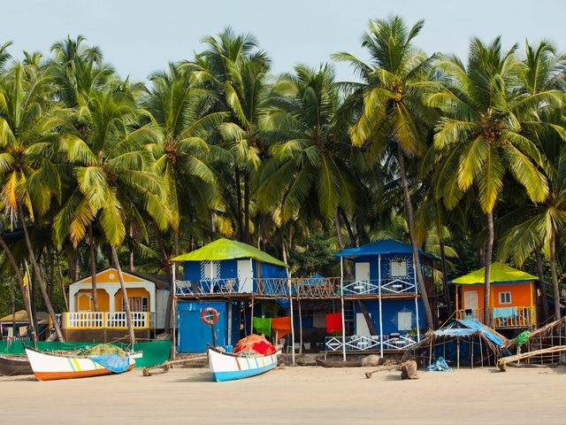 Fischerboote & Hütten - Goa - Indien