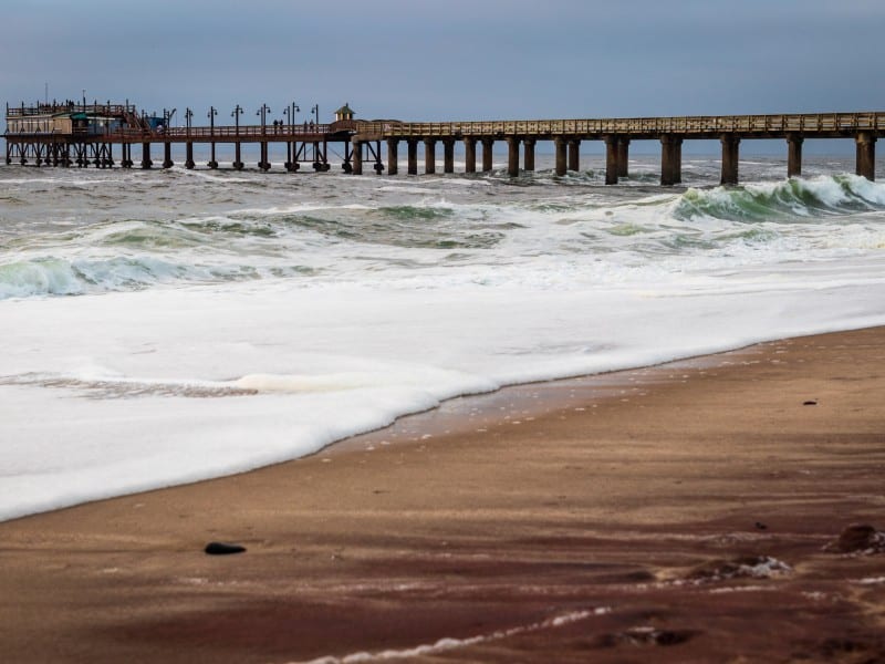 Beach and Bridge in Swakopmund