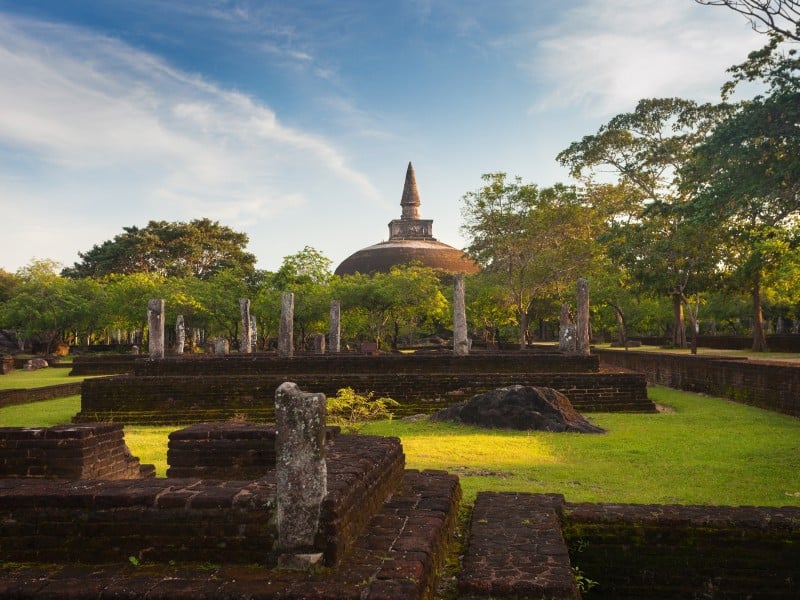 Antiken Ruinen-Polonnaruwa-Sri Lank