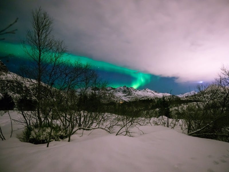 Northern lights in Svolvær
