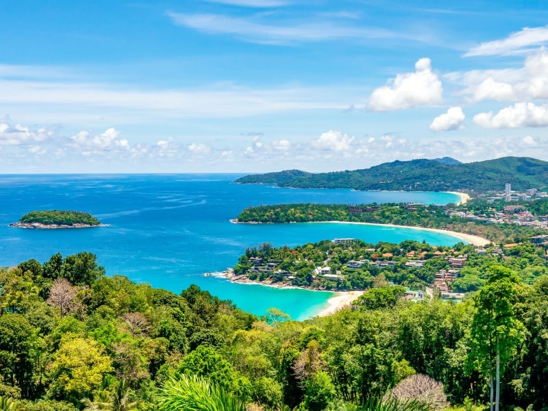 Patong Beach, Karon Beach and Kata Beach