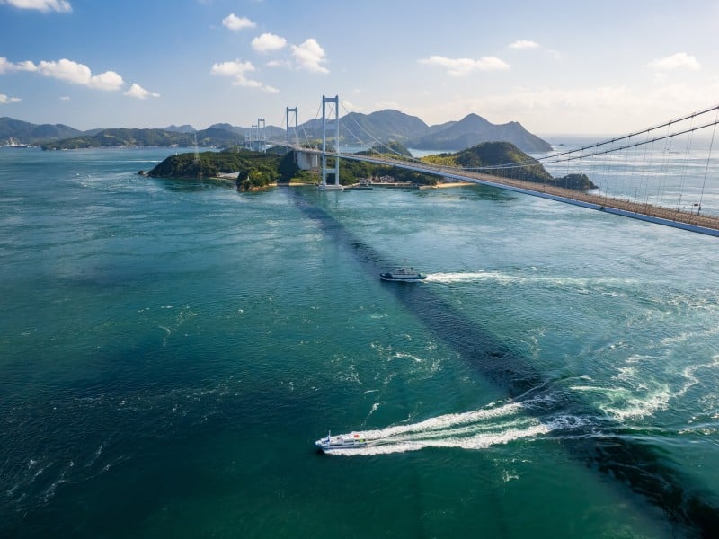 Kurushima-Straße in der Stadt Imabari