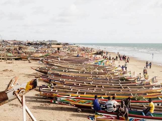 Fischerboote - Kafountine - Senegal