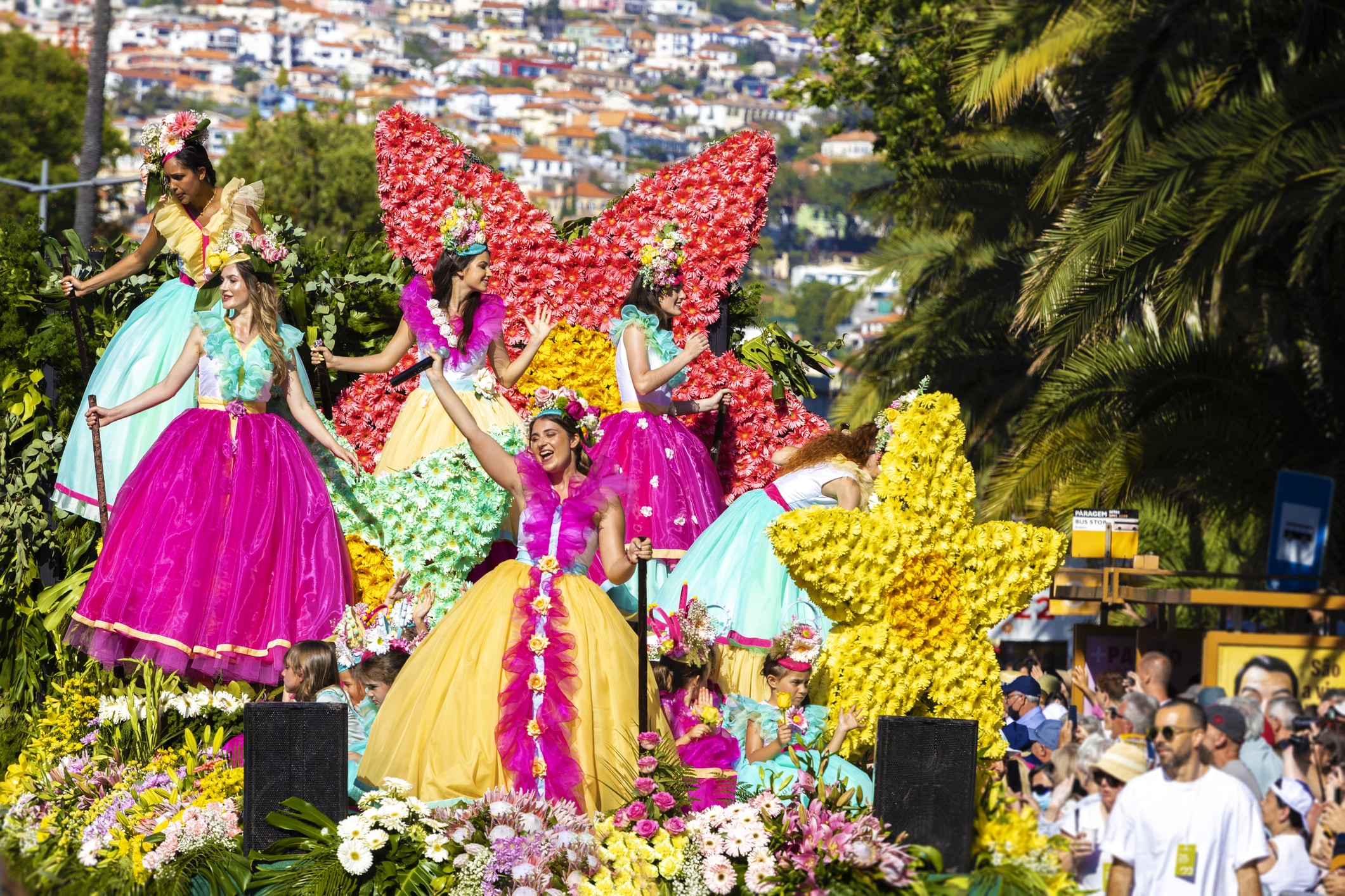 Blüten und Blumenfestival auf Madeira