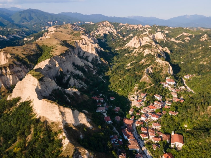Aerial - Melnik - Bulgarien